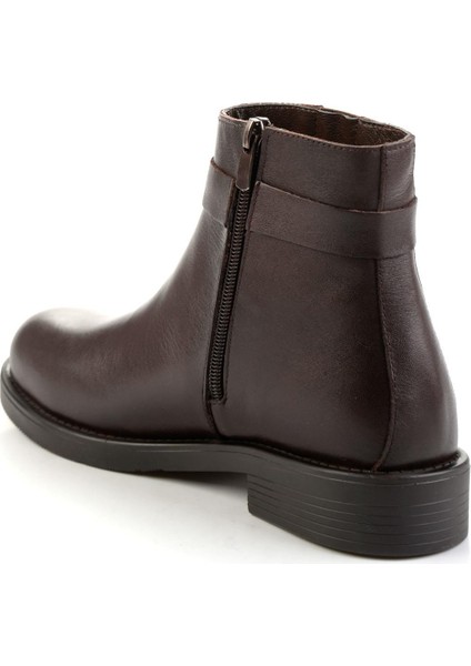 Kahve Kahve Hakiki Deri Kadın Bot & Bootie K02028013503 modelleri