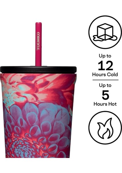 Termos - Cold Cup With Straw - 710ML - Dopamine Floral fiyatları