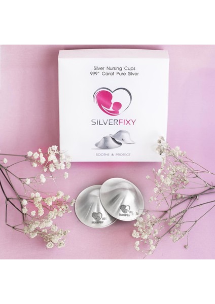 Gümüş Kapak 999 Ayar El Işçiliği – Göğüs Ucu Koruyucu- Yara Kalkanı