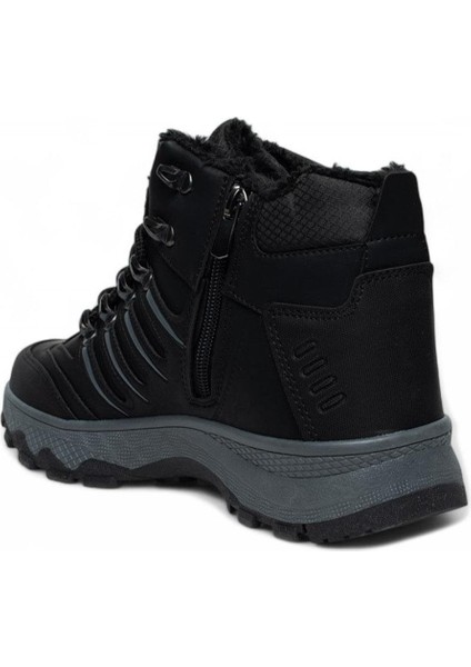 Unisex Siyah Içi Kürklü Fermuarlı Kaymaz Termo Taban Kışlık Bot modelleri