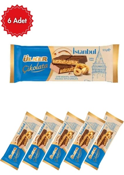 Istanbul Fındıklı Sütlü Çikolata 93 G - Gerçek Fındıklı Lezzet