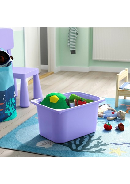 Trofast Saklama Kutusu Lila 42 x 30 x 23 cm modelleri