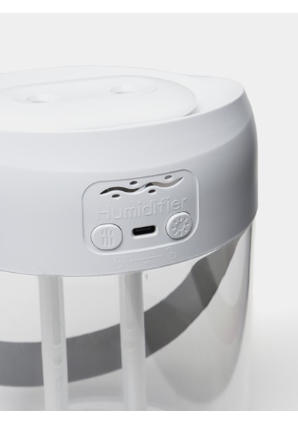 Şeffaf Gövdeli Dijital Ekranlı Ultrasonik Hava Nemlendirici Yüksek Buhar Gücü ve Sessiz Çalışma modelleri