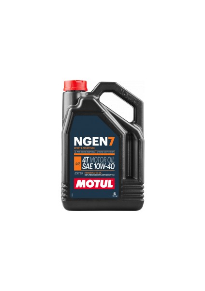 Ngen 7 10W-40 4t 4 Lt Tam Sentetik Yüksek Performanslı Motosiklet Motor Yağı