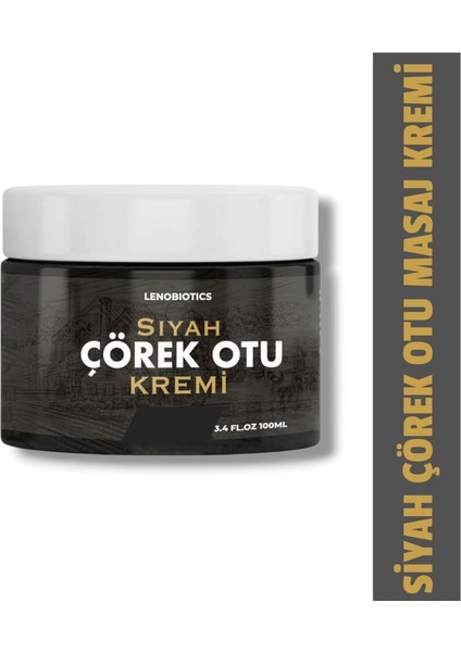 Siyah Çörek Otu Yağlı Bitkisel Içerikli Ağrı Giderici Krem 100 ml