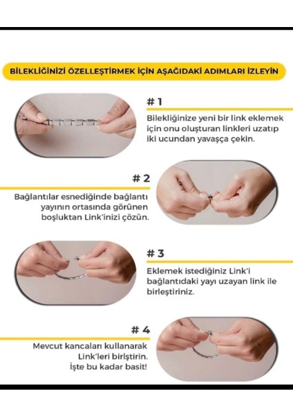 Italyan Charm Unisex Yazılı Paslanmaz Çelik Bileklik Kararmaz Her Bileğe Uygun Takı Modeli