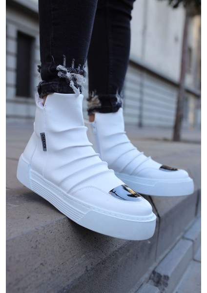 CH113 - Crt Swat Erkek Bot Beyaz