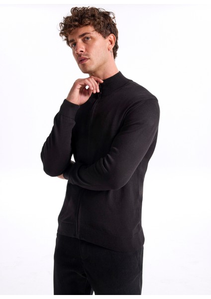 Siyah Erkek Hırka F5WM-HRK 2578