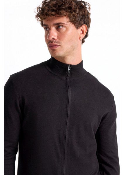 Siyah Erkek Hırka F5WM-HRK 2578 modelleri