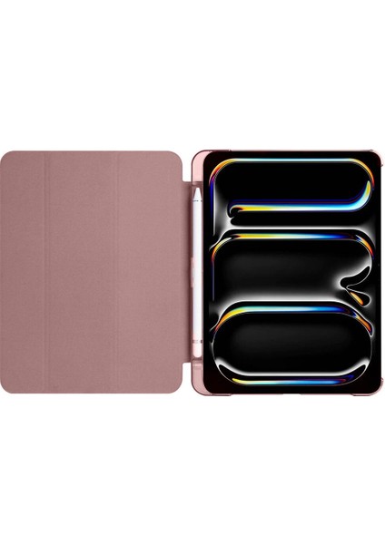 Apple iPad Pro 11 M5 (2025) Kalemlikli Standlı Yarı Saydam Hard Pc Kılıf modelleri