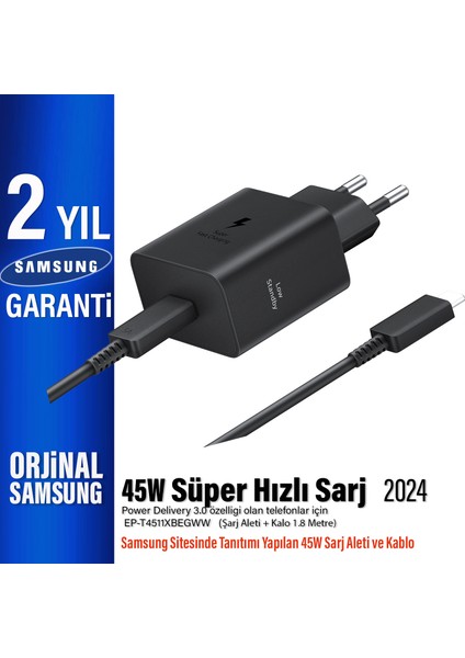 Galaxy S24 Ultra S24+ (Plus) Süper Hızlı Şarj Aleti (Orjinal Samsung Garantili) fiyatları