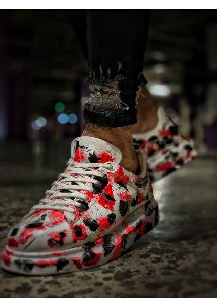 CH254 - Cbt Pittura Erkek Ayakkabı 409 Kırmızı / Sıyah fiyatları