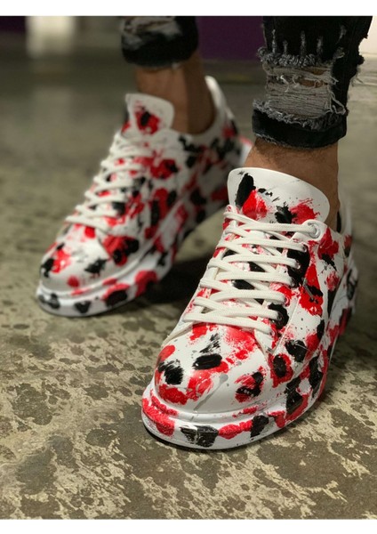 CH254 - Cbt Pittura Erkek Ayakkabı 409 Kırmızı / Sıyah modelleri