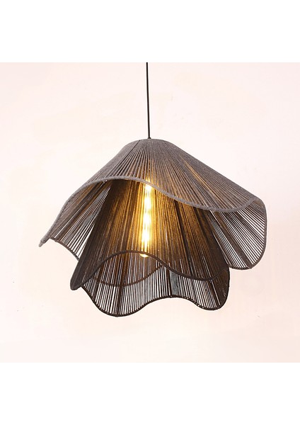 Mylamp Wave Makrome Ipli El Yapımı Sarkıt Lamba – Petrol Mavi 55X45 cm indirimleri