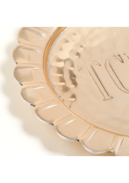 Nanpur Metal Bardak Altlığı 11X11X6 cm Altın fırsatları