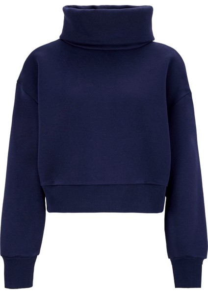 Balıkçı Yaka Düz Lacivert Kadın Sweatshırt Veja-Y fiyatları