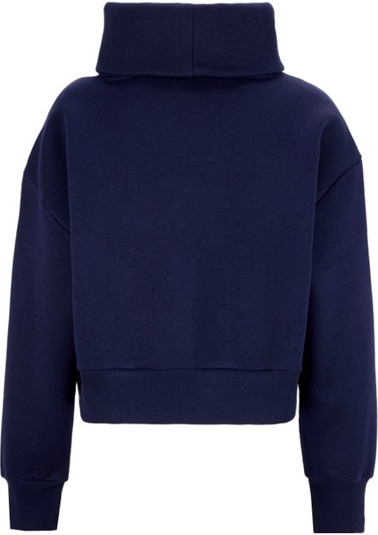 Balıkçı Yaka Düz Lacivert Kadın Sweatshırt Veja-Y modelleri