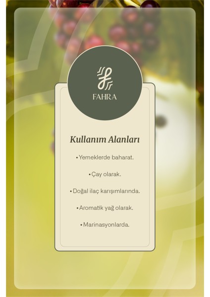 Yenibahar Tane 100G – Metabolizmayı Destekleyen Doğal Baharat 100G modelleri