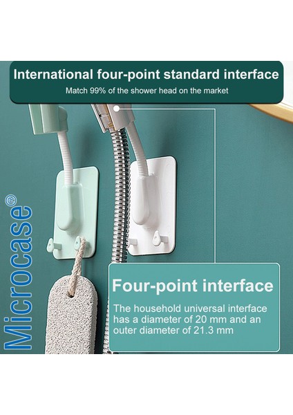 Esnek Duş Başlığı Tutucu Kancalı Banyo Askısı ve Organizeri 1 Adet AL5367 indirimleri