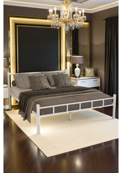 Serenita Serisi Tek Kişilik Metal Ferforje Karyola 120X200 modelleri