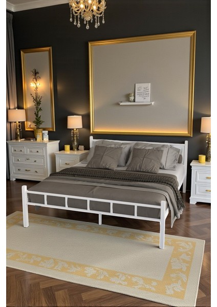 Serenita Serisi Tek Kişilik Metal Ferforje Karyola 120X200 indirimleri