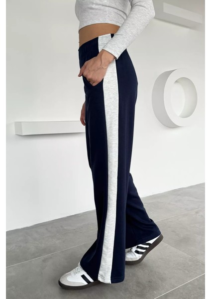 Kadın Bel Lastikli Yan Şerit Detaylı Eşofman Altı P-00018622 fiyatları