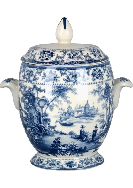 Lucky Art Florantine Kavanoz 2300CC Mavi