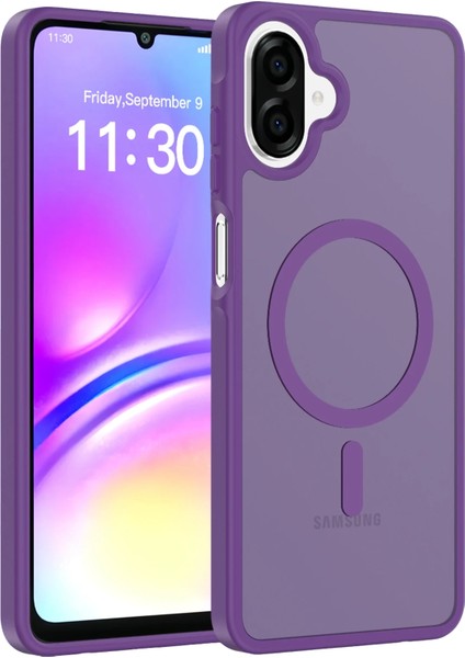 Samsung Galaxy A07 / A06 Için Magsafe ile Uyumlu Kılıf Mat Yüzey Sio Kapak