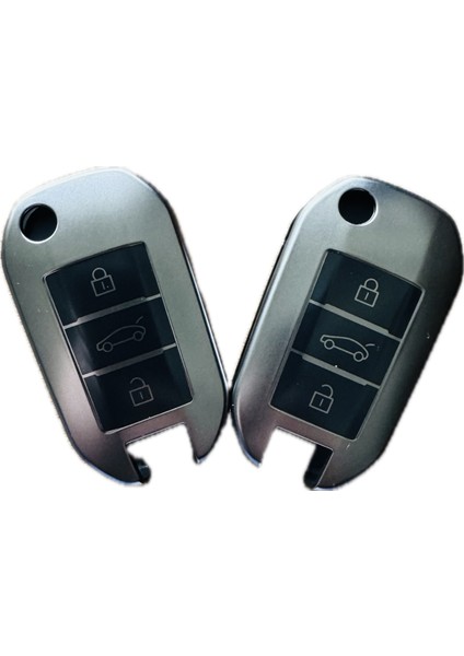 2 Adet Citroen C-Elysee Peugeot 301 Plastik Anahtar Kılıfı PNT109