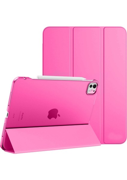 Apple iPad Pro 11 M5 (2025) Kalemlikli Standlı Yarı Saydam Hard Pc Kılıf