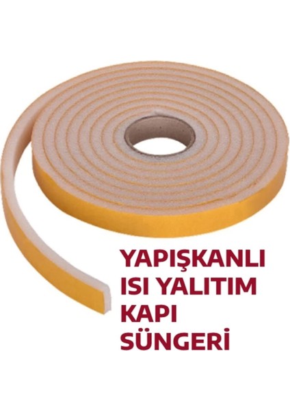 5 Adet 3 Metre Yapışkanlı Kapı Bandı Isı Yalıtım Süngeri fiyatları