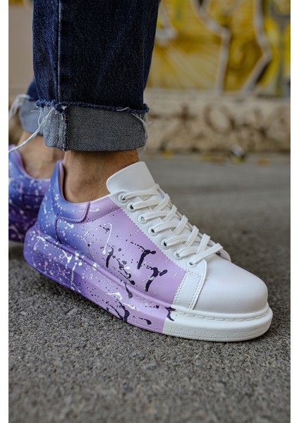 CH254 - Cbt Pittura Erkek Ayakkabı 447 Beyaz / Mor fiyatları
