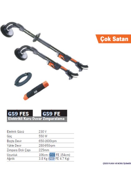 Duvar Zımparalama Kuru Elektrıklı fiyatları