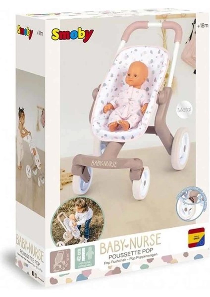 Buğz Smoby Baby Nurse Oyuncak Metal Bebek Puseti fırsatları
