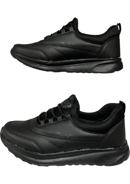 Cilt Lastikli Siyah Spor Ayakkabı indirimleri