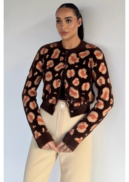 Leopar Desenli Triko Hırka P-00018380 modelleri