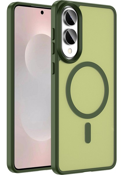 Samsung Galaxy S25 Edge Için Magsafe ile Uyumlu Kılıf Mat Yüzey Sio Kapak