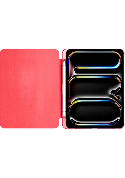 Apple iPad Pro 11 M5 (2025) Kalemlikli Standlı Yarı Saydam Hard Pc Kılıf fırsatları