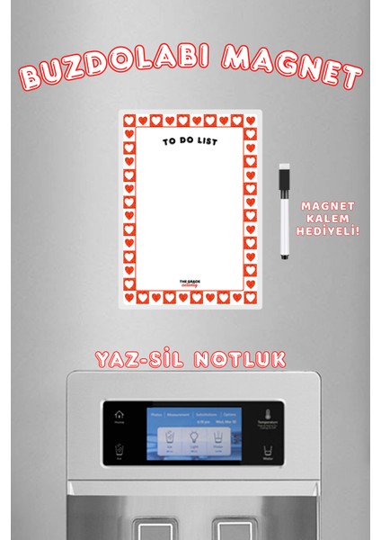 Yaz Sil Magnetli Buzdolabı Notluk To Do List Mutfak Liste Panosu Eksik Listesi Notluk fiyatları