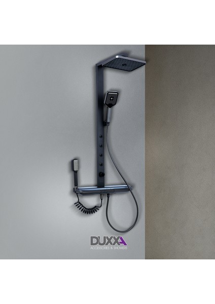 Ramada Isı Ayarlı Masajlı Bataryalı Duş Seti DP.150.MS