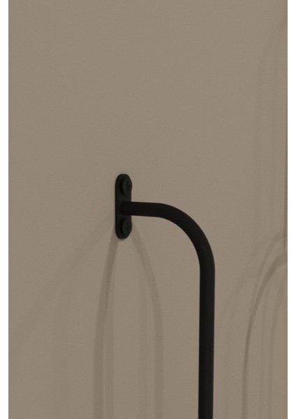 Duvar Montajlı Yarı Oval Havlu Askısı Modern Minimalist Metal Banyo Havlu Halkası Banyo Toparlayıcı modelleri