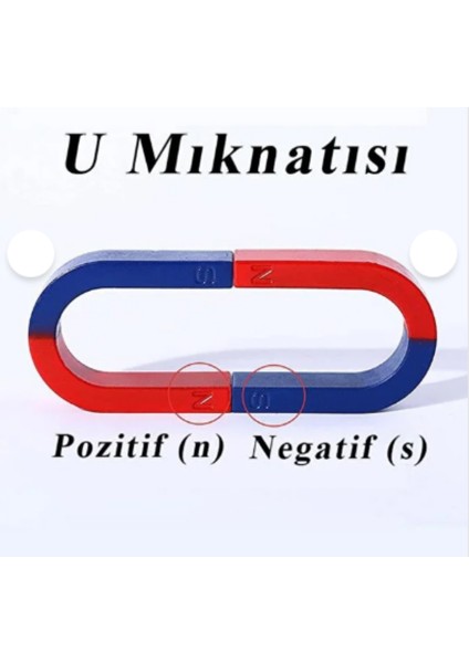 2 Adet U Mıknatıs Nal Tipi Mıknatıs