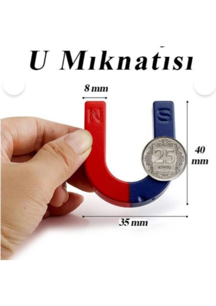 2 Adet U Mıknatıs Nal Tipi Mıknatıs fiyatları