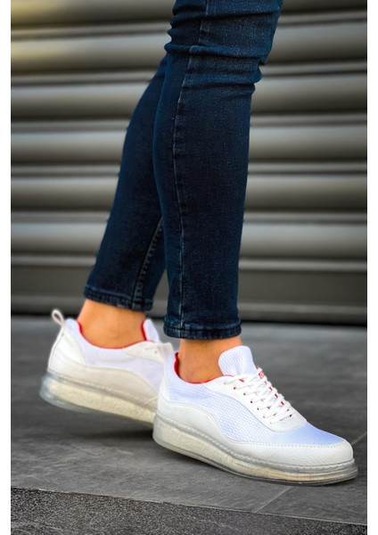 CH181 - Rrt Ipekyol Erkek Ayakkabı Beyaz / Kırmızı fiyatları