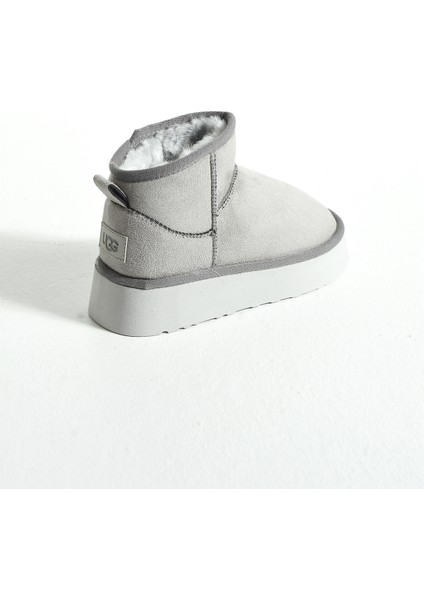 Mini Süet Içi Kürklü Kalın Taban Kışlık Kadın Bot modelleri