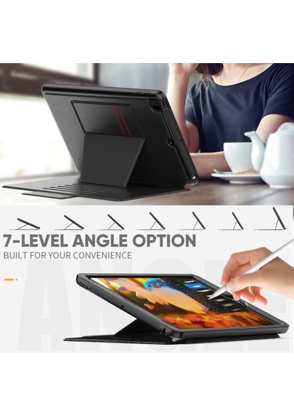 Apple iPad Pro 11 M5 (2025) Kartlıklı Multifonksiyonel Manyetik Standlı Kalemlikli Zırhlı Smart Kılıf modelleri