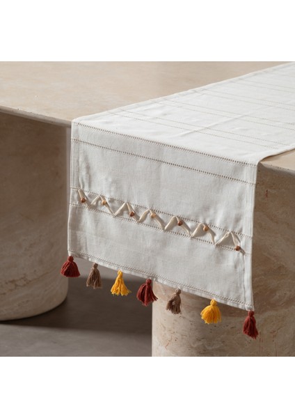 Boncuk Ponponlu Runner 50X130 modelleri