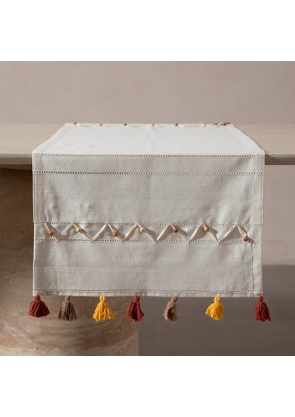 Boncuk Ponponlu Runner 50X130 fırsatları