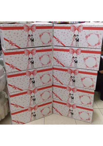 Çeyiz Kolisi 10 Adet Çeyiz Kolim 58X40X30