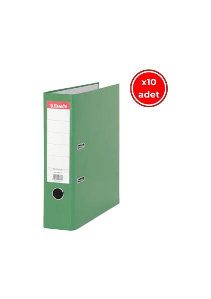 Eseelte Büro Klasörü, 10 Adet, Ekonomik Geniş, Yeşil
